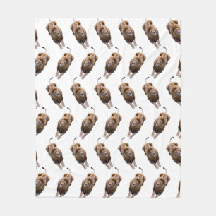 Lion Frenzy Fleece Blanket (choose colour)