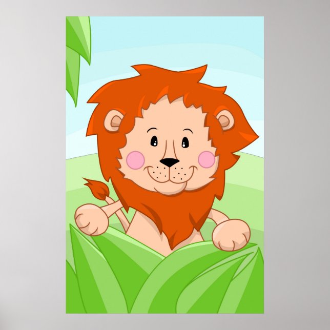 Lion from Africa Poster (Front)