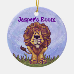 Lion Gifts & Accessories Ceramic Tree Decoration