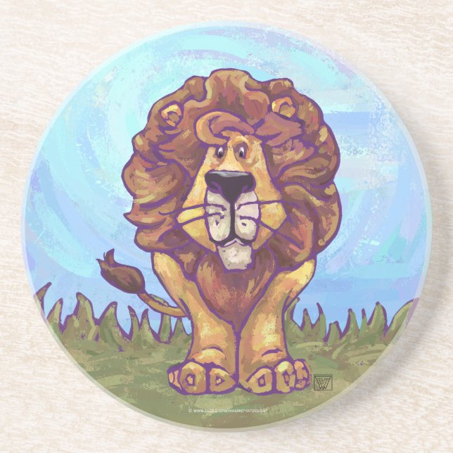 Lion Gifts & Accessories Coaster (Front)