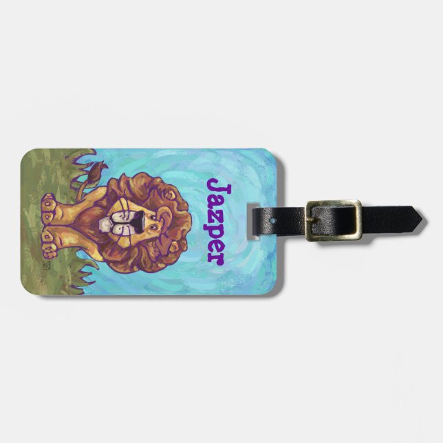 Lion Gifts & Accessories Luggage Tag (Front Horizontal)