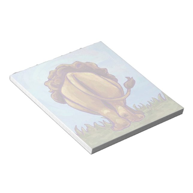 Lion Gifts & Accessories Notepad (Angled)