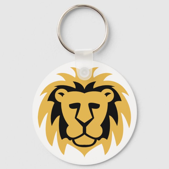 Lion Gold Key Ring (Front)