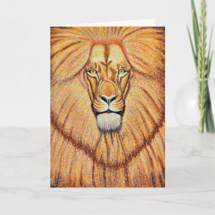 Lion Greeting Card