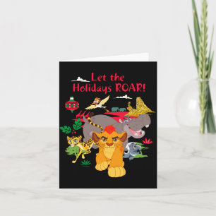 Lion Guard Let The Holidays Roar Card