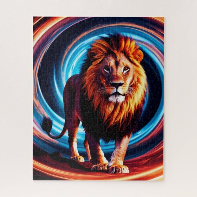 Lion Gyre Puzzle (Vertical)