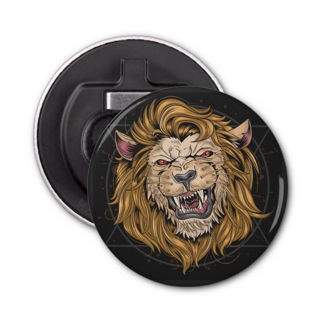 Lion Head Bottle Opener (Front)