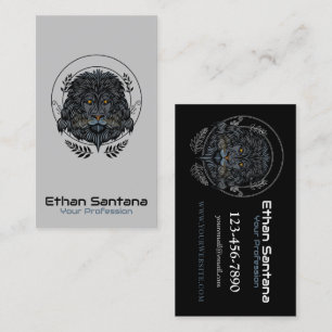 Lion Head Business Card