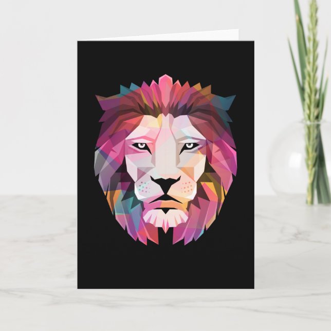 Lion Head Card (Front)