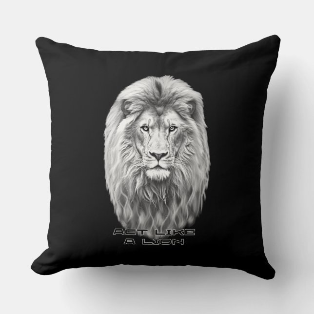 Lion head cushion (Front)