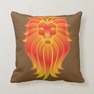 Lion Head Cushion