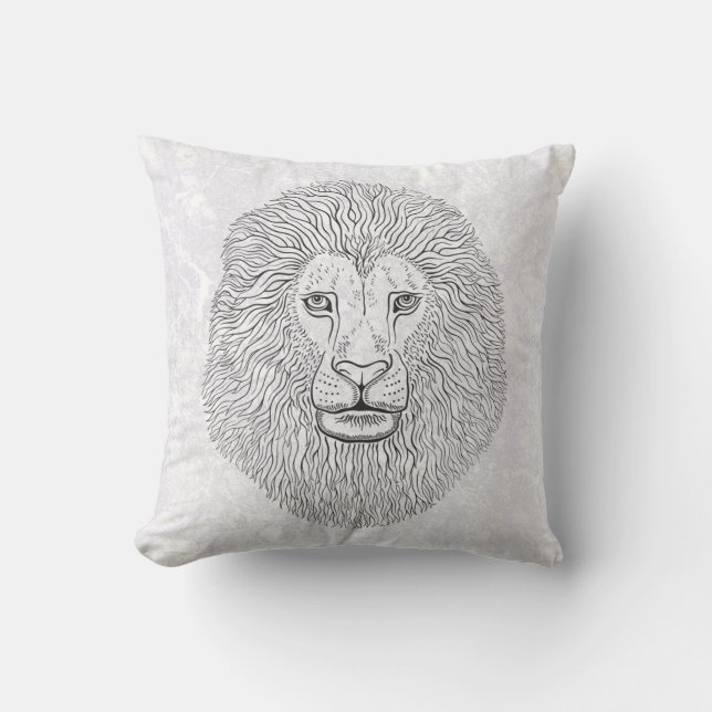 Lion head cushion (Front)