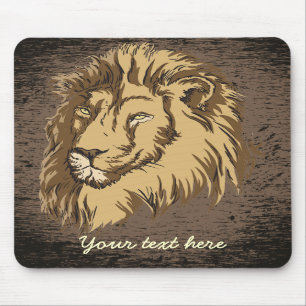 Lion head custom mousepad