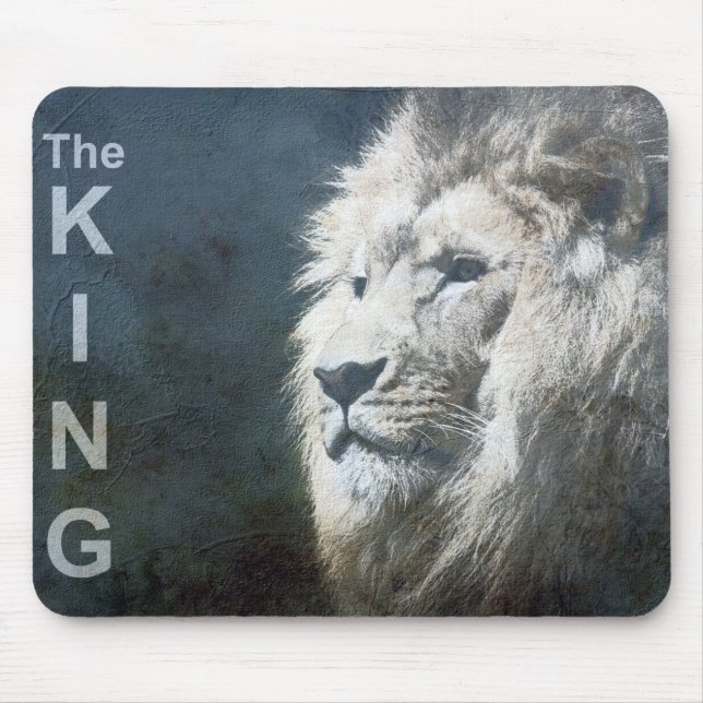 Lion Head Custom Pop Art Picture Template Mouse Pad (Front)