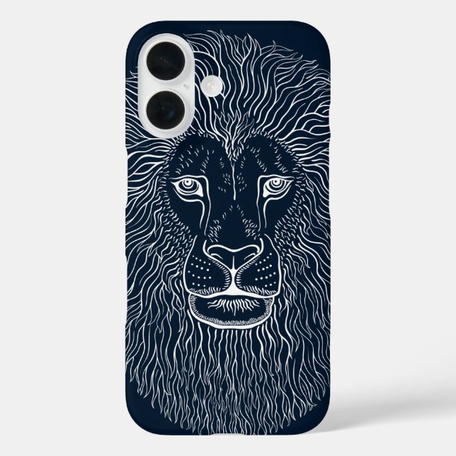 Lion Head Graphics  Case-Mate iPhone Case (Back)