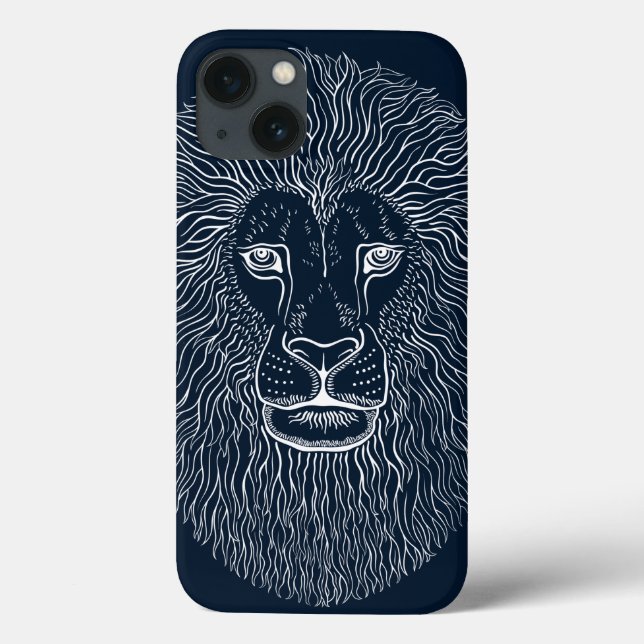 Lion Head Graphics Case-Mate iPhone Case (Back)