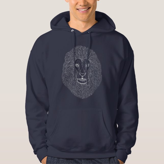 Lion Head Graphics  Hoodie (Front)