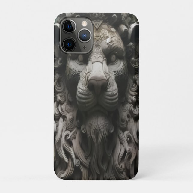 Lion Head IPhone Case Cover (Back)