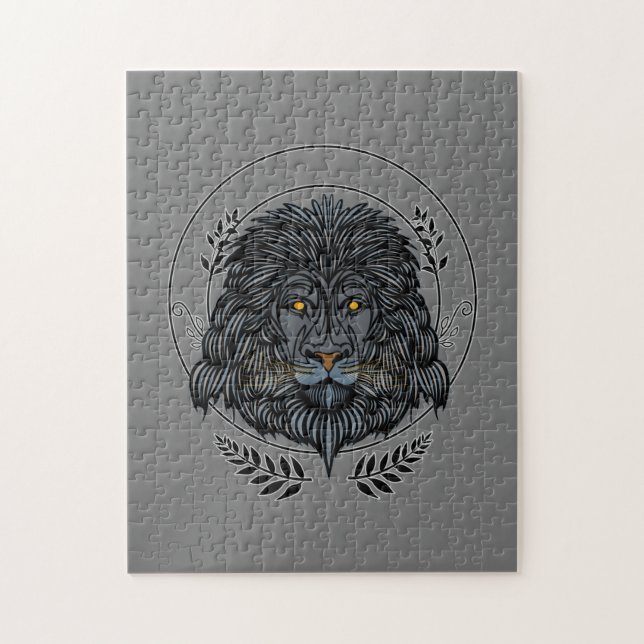 Lion Head Jigsaw Puzzle (Vertical)