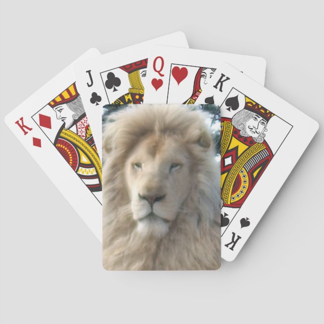 Lion Head playing cards (Back)