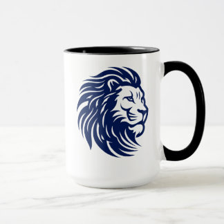 "Lion Head" Printed combo Colour Mug Cup