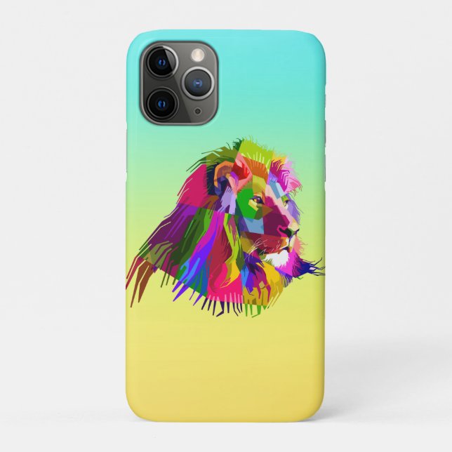 Lion  Head Prismatic Pop Art Design-62502 Case-Mate iPhone Case (Back)