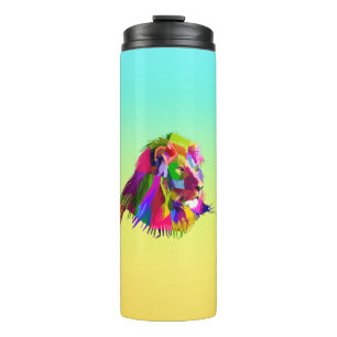 Lion Head Prismatic Pop Art Design-62502 Thermal Tumbler