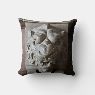 Lion Head Throw Pillow