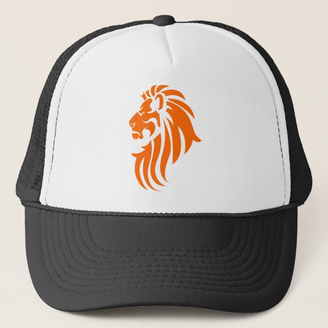 Lion Head Trucker Hat (Front)