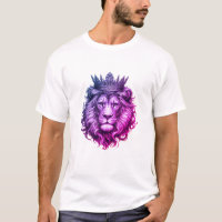 Lion Head with Crown Royal Luxury T-Shirt