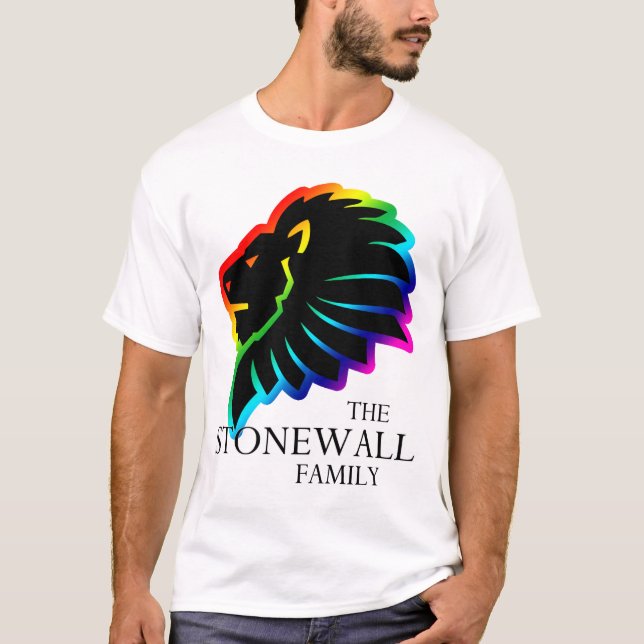 Lion Head with Text Tee (Front)