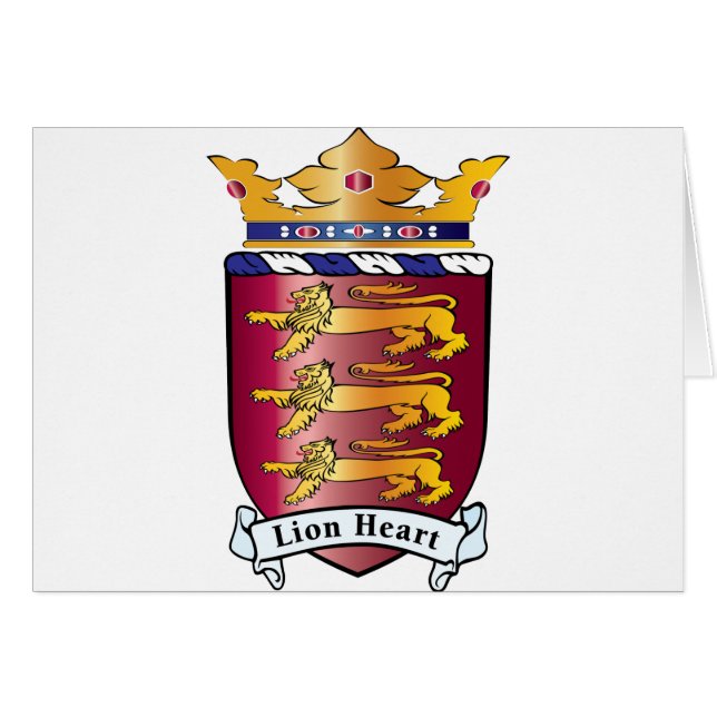 Lion Heart Crest (Front Horizontal)