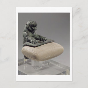 Lion holding a Hurrian foundation tablet, c.2150 B Postcard