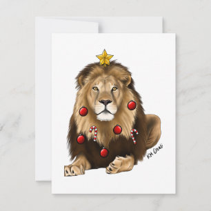 Lion - holiday card