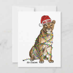 Lion - holiday card