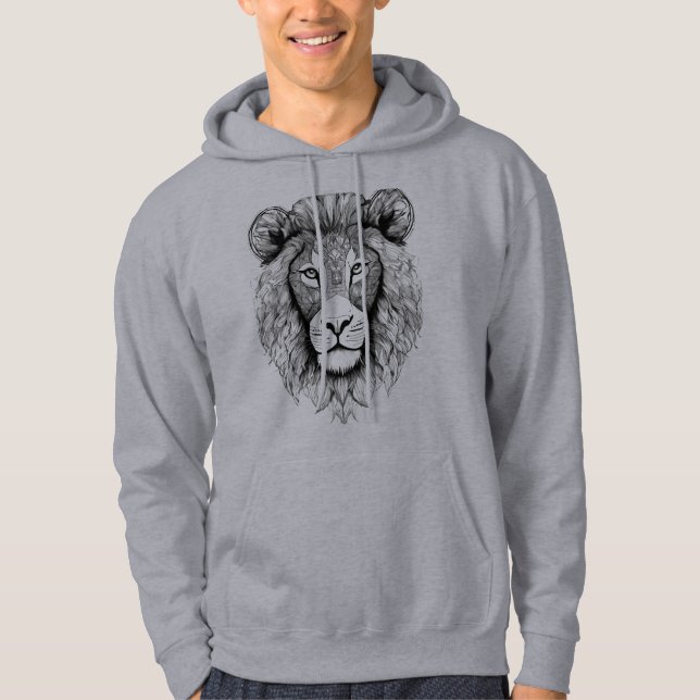 Lion hoodie for men (Front)