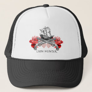Lion Hunter Ship Trucker Hat