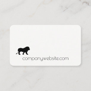 Lion Icon / Finance Business Card