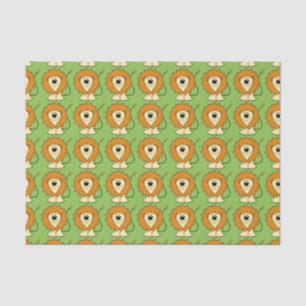 Lion Illustration tissue paper