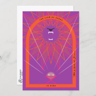 Lion in a Manger Card