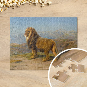 Lion in a Mountainous Landscape   Rosa Bonheur Jigsaw Puzzle