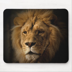 lion in darkness mousepad