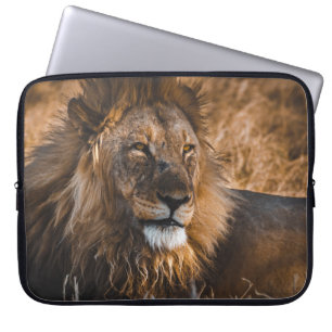 LION IN ETOSHA NATIONAL PARK LAPTOP SLEEVE