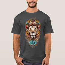 Lion in Flower T-Shirt