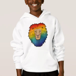 Lion in Rainbow Colours