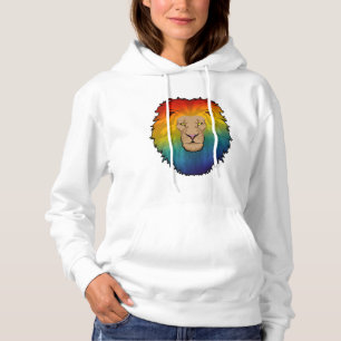 Lion in Rainbow Colours Hoodie