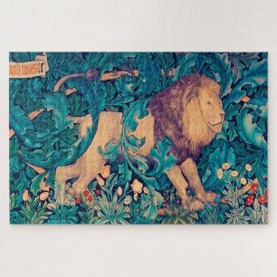 Lion in The Forest, William Morris Jigsaw Puzzle