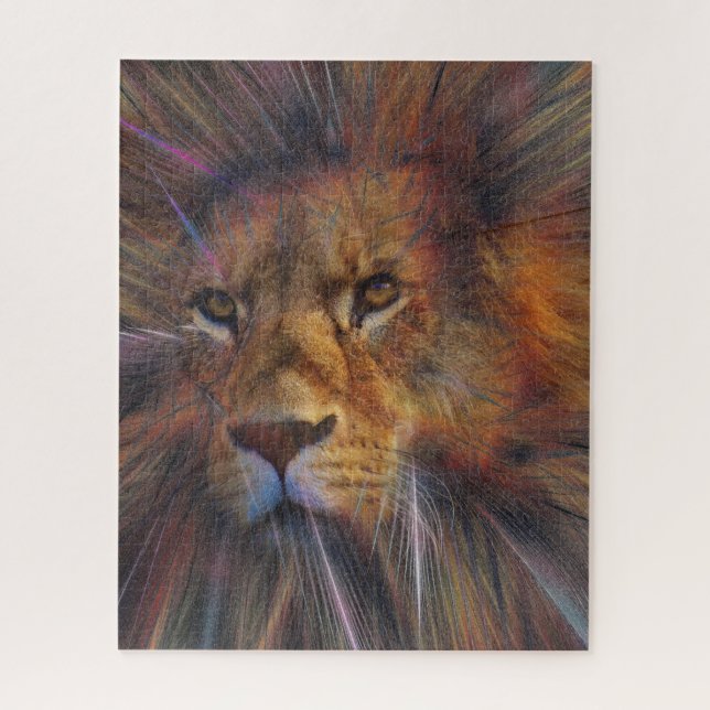 Lion in the Gallery Jigsaw Puzzle (Vertical)