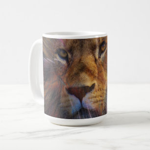 Lion in the Gallery Mug