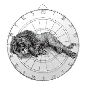 Lion in Vector Mode Dartboard